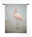 Urban Cotton Wandkleed Flamingo Vintage