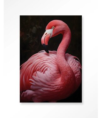 Urban Cotton Wandkleed Pink Flamingo