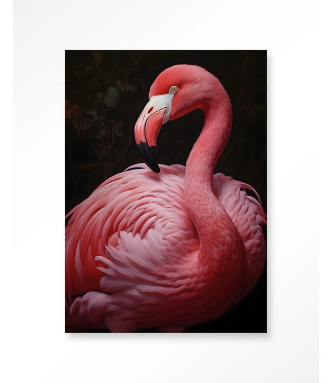 Urban Cotton Wandkleed Pink Flamingo