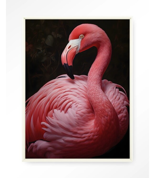 Urban Cotton Wandkleed Pink Flamingo