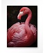 Urban Cotton Wandkleed Pink Flamingo