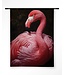 Urban Cotton Wandkleed Pink Flamingo