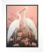 Urban Cotton Wandkleed Pink Love Birds