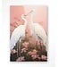 Urban Cotton Glasschilderij Pink Love Birds