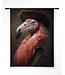 Urban Cotton Wandkleed Flamingo