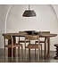 Raw Materials eettafel Bullnose bruin mix onderstel