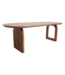 Raw Materials eettafel Bullnose bruin mix onderstel