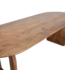 Raw Materials eettafel Bullnose bruin mix onderstel