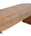 Raw Materials eettafel Bullnose bruin met open onderstel