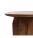 Bullnose eettafel bruin gesloten onderstel
