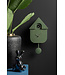 Karlsson wandklok Modern Cuckoo Metallic Dark Green