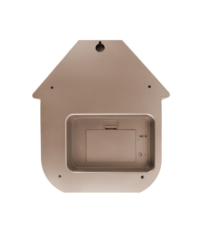 Karlsson wandklok Modern Cuckoo Metallic Rose Gold