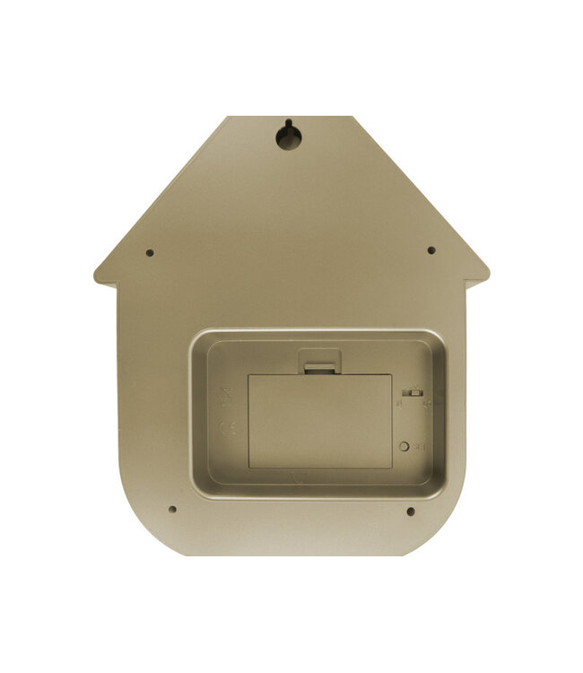 Karlsson wandklok Modern Cuckoo Metallic Gold