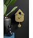 Karlsson wandklok Modern Cuckoo Metallic Gold