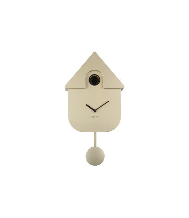 Karlsson wandklok Modern Cuckoo Metallic Gold