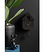 Karlsson wandklok Modern Cuckoo Metallic Dark Grey