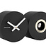 Karlsson Clock Duo Cuckoo Black