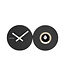 Karlsson Clock Duo Cuckoo Black