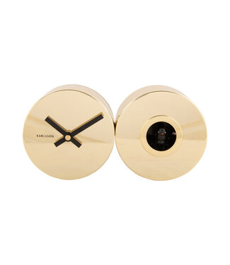 Karlsson Klok Duo Cuckoo Gold Plated