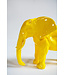 Ornament Shiny Elephant Yellow