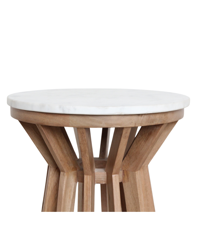 Raw Materials Sarawak bijzettafel marmer wit