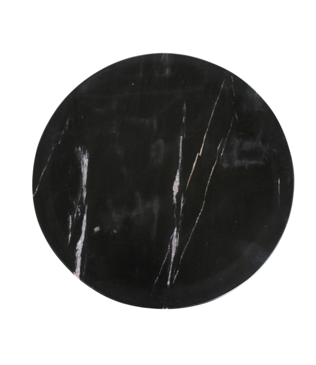 Raw Materials bijzettafel Sabah marmer zwart