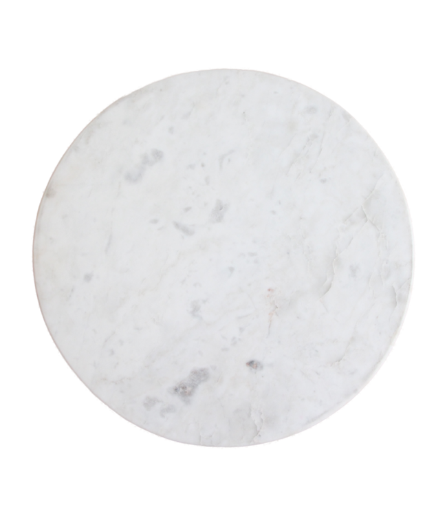 Raw Materials  bijzettafel Malakka marmer wit