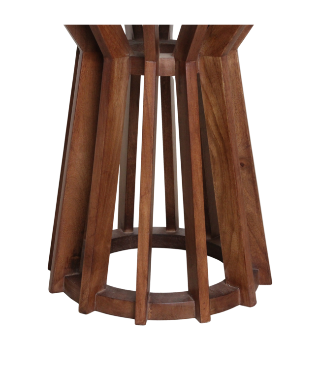 Raw Materials bijzettafel Sabah marmer zwart