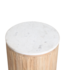 Raw Materials  bijzettafel Malakka marmer wit