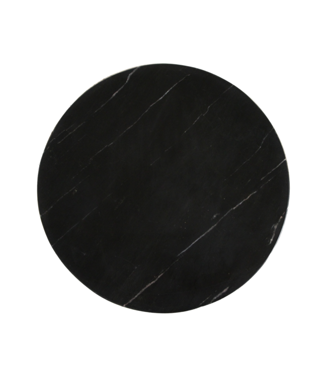 Raw Materials bijzettafel Langkawi marmer zwart