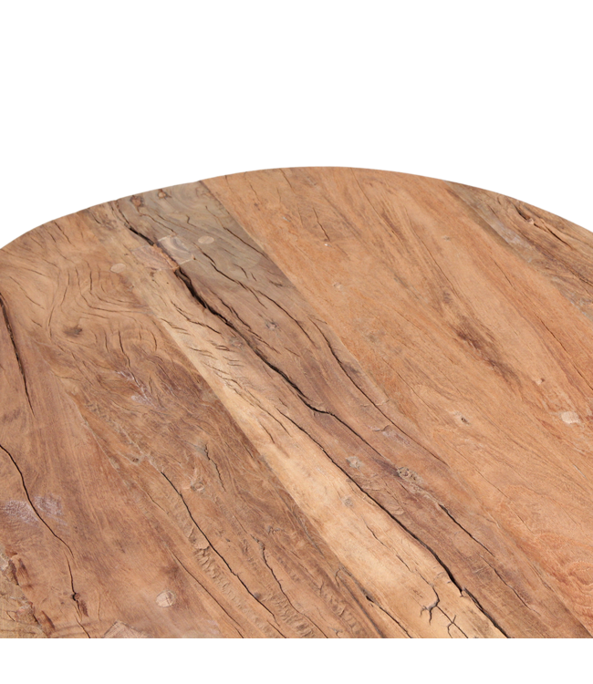 Farmwood salontafel rond