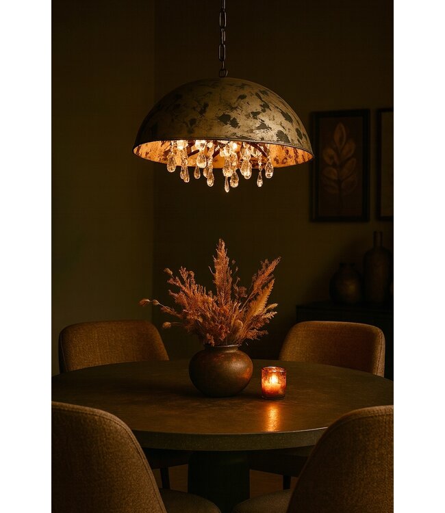 Leclercq & Bouwman hanglamp Milano ø 60 cm Silver-Gold