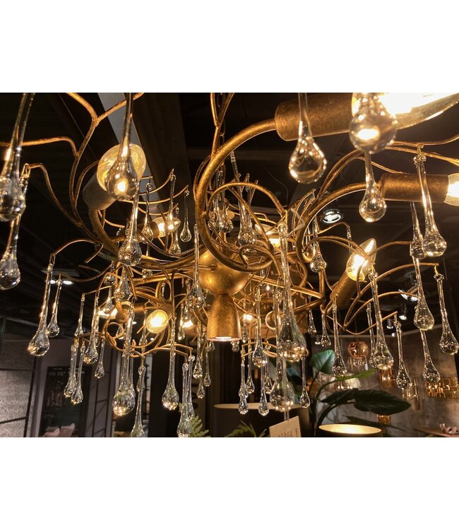 Leclercq & Bouwman hanglamp COMO ovaal 120 cm Brons