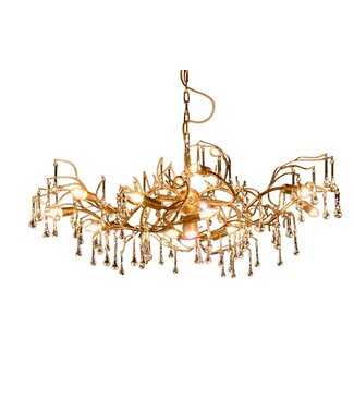 Leclercq & Bouwman Hanglamp COMO ovaal 120 cm brons