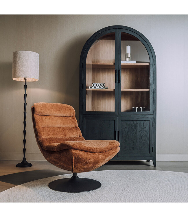 Tower Living fauteuil Marano Caramel Brown (draaibaar)