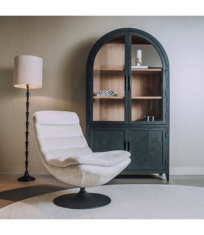 Tower Living fauteuil Marano Almond White (draaibaar)