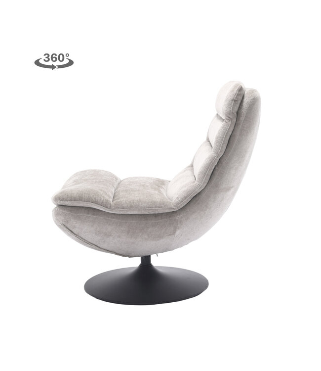 Tower Living fauteuil Marano Ice Grey (draaibaar)