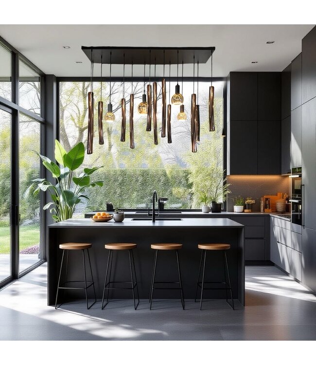 Leclercq & Bouwman hanglamp Forza brons