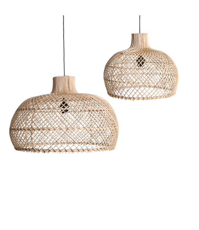 Raw Materials hanglamp Maze rotan naturel -Ø 57x36 cm