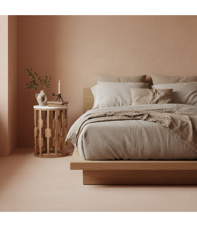 Raw Materials bijzettafel Atjeh marmer wit