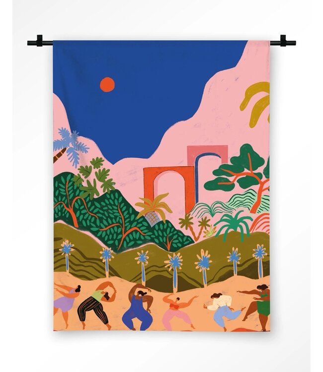 Urban Cotton wandkleed Dancing in Paradise