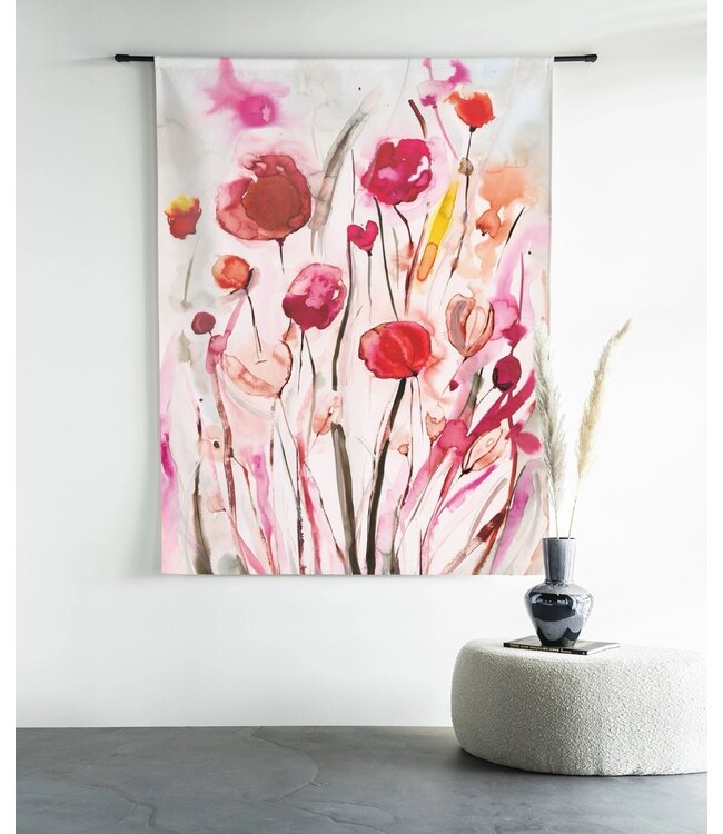 Urban Cotton wandkleed Spring Flowers