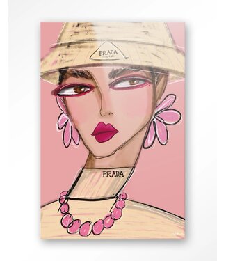 Urban Cotton Glasschilderij She Wears Prada