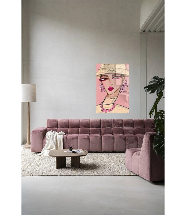 Urban Cotton glasschilderij She Wears Prada