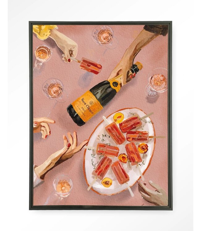 Urban Cotton Wandkleed Champagne And Icecreams