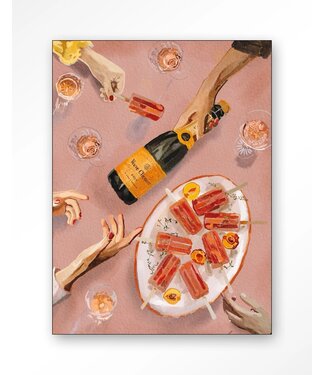 Urban Cotton Wandkleed Champagne And Icecreams