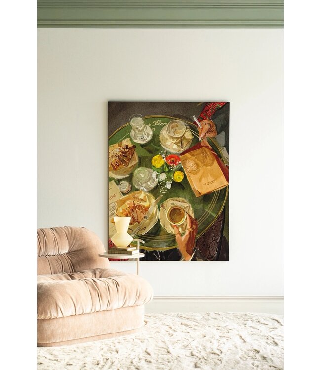 Urban Cotton Wandkleed Croissants At Cafe de Flore