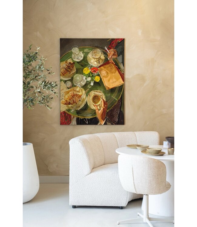 Urban Cotton Wandkleed Croissants At Cafe de Flore