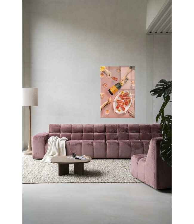 Urban Cotton glasschilderij Champagne And Icecreams