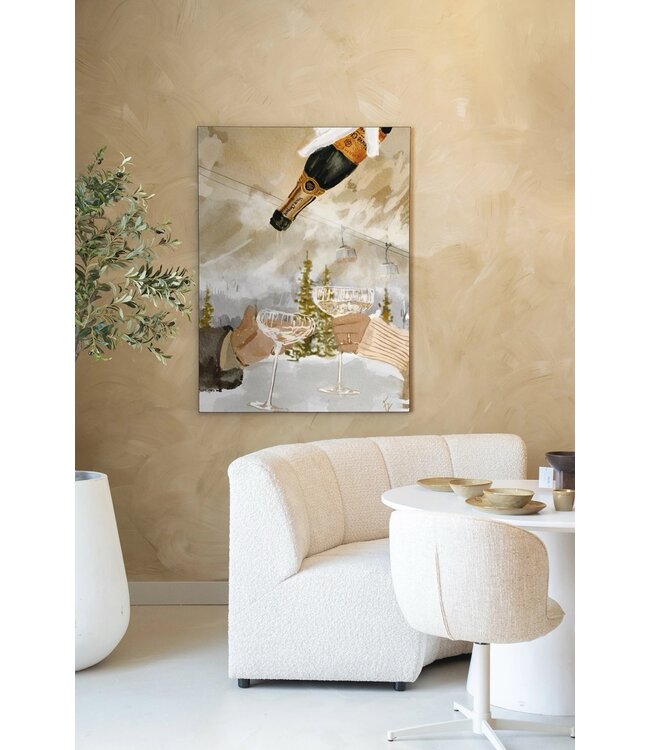 Urban Cotton Wandkleed Winter Champagne